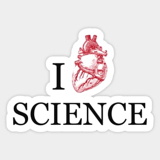 I love science Sticker